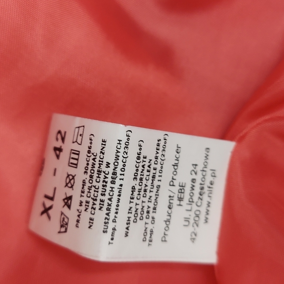 Nife pink pleated skirt size L - Picture 8 of 11